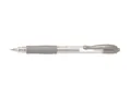 Gélové pero G-2 Metallic, strieborná, 0,32 mm, stláčací mechanizmus, PILOT